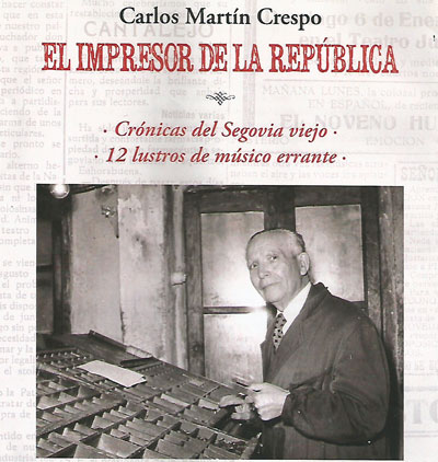 anuncio del libro "El impresor de la república"
